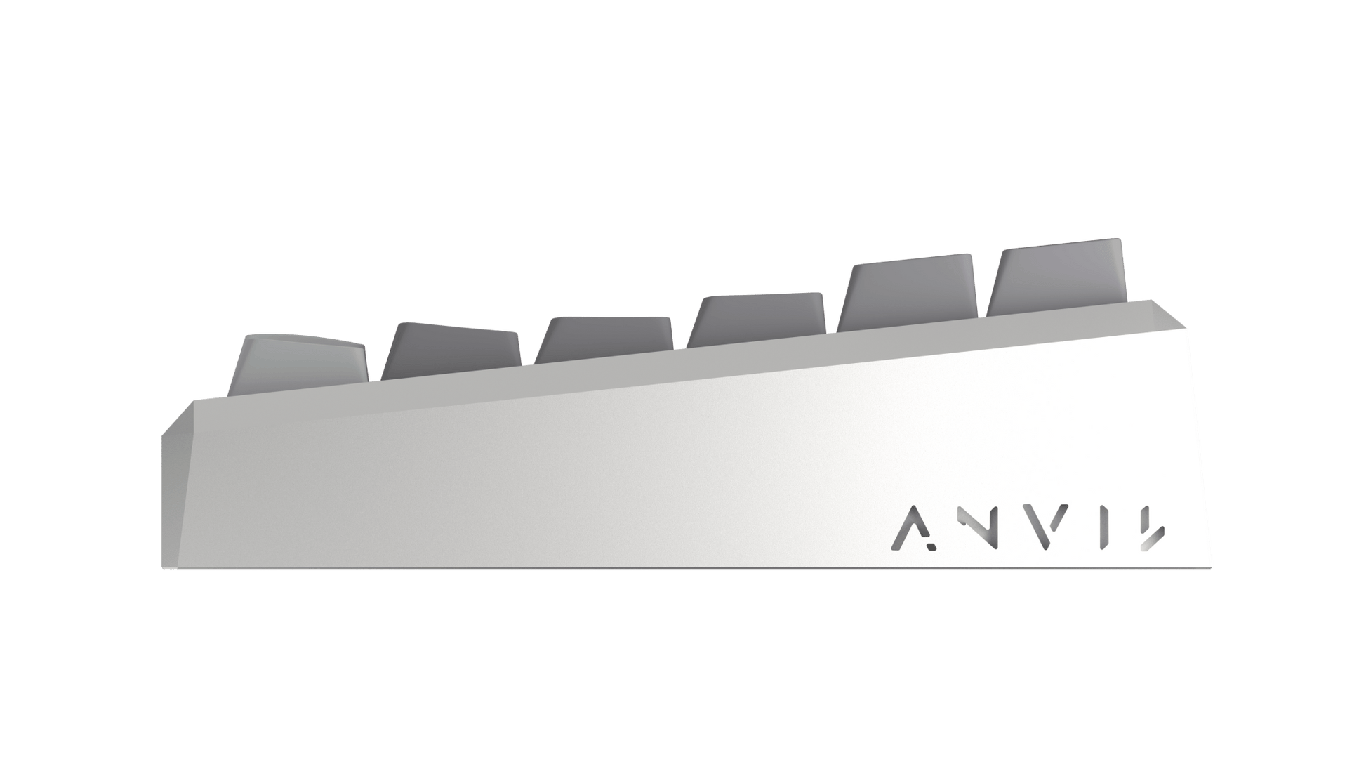 NATIVE 75% (QWERTZ) Nexus White - nvil.gg - ANVIL - Custom Gaming Keyboards Throwback (+29€) FR4 Linear Yellow