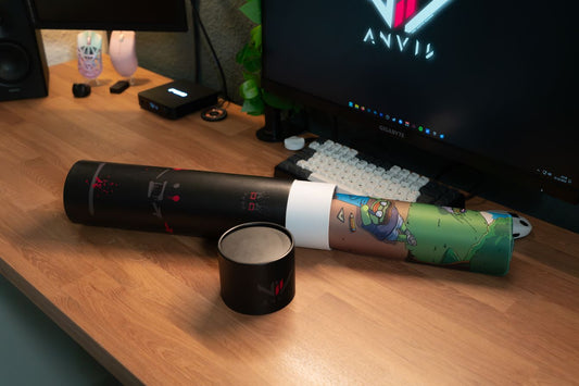 Black Week Editions - Native 75% + Free Tinkerworld Deskmat - nvil.gg - ANVIL - Custom Gaming Keyboards Blackout FR4 Linear Yellow