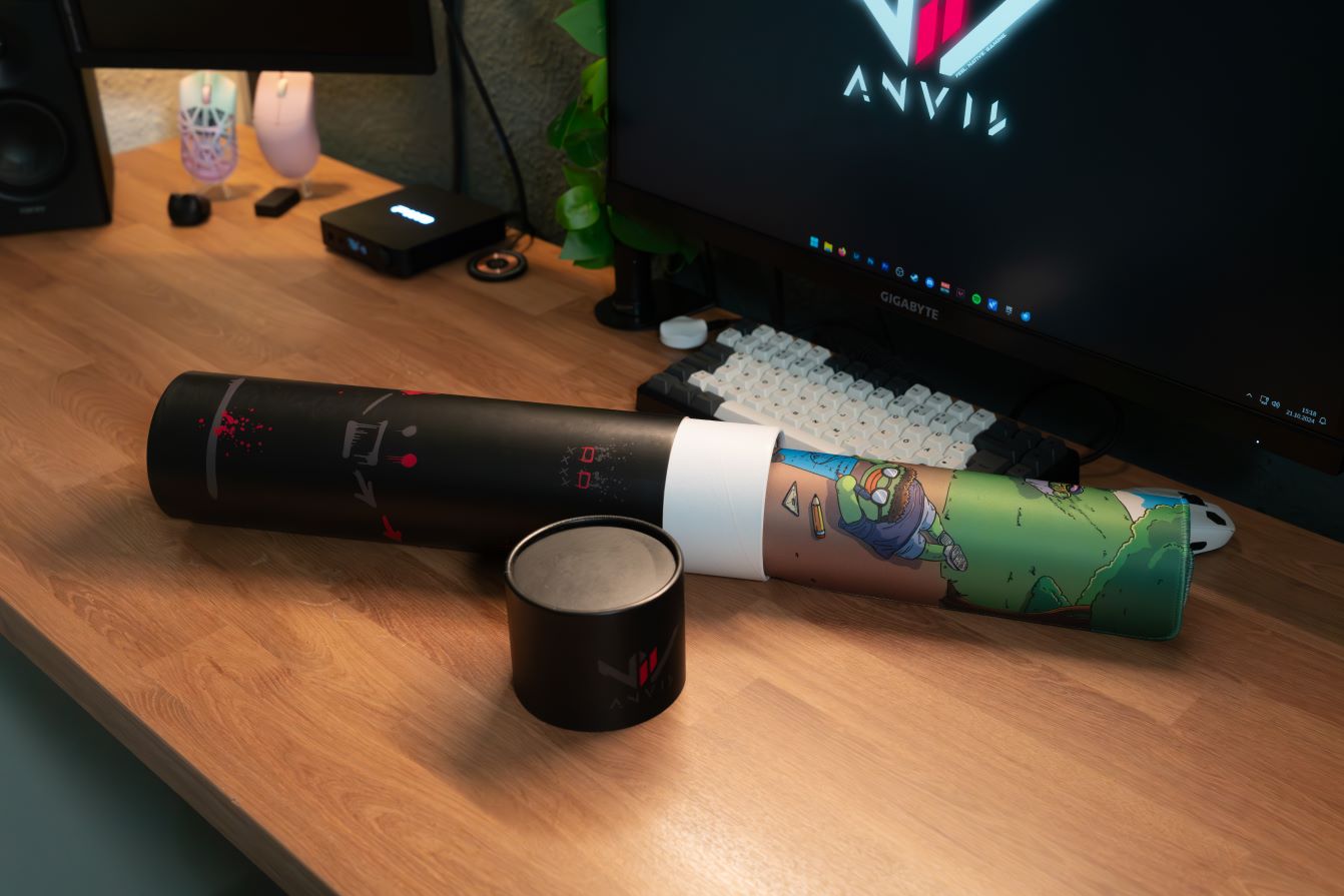 NATIVE 75% (QWERTZ) Nexus White - nvil.gg - ANVIL - Custom Gaming Keyboards White FR4 Linear Yellow