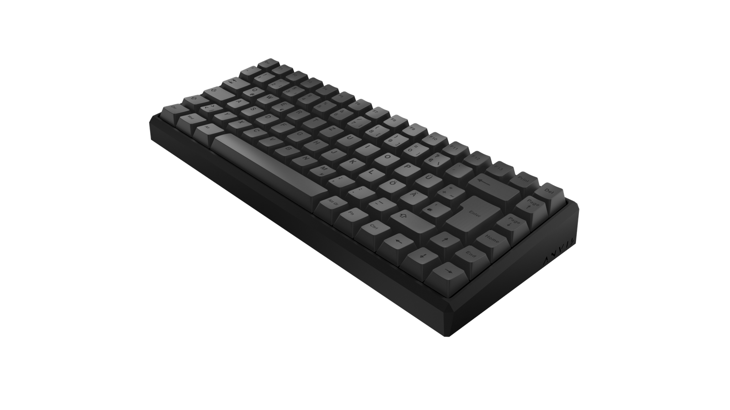 Black Week Editions - Native 75% + Free Tinkerworld Deskmat - nvil.gg - ANVIL - Custom Gaming Keyboards Blackout FR4 Linear Yellow