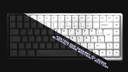 Black Week Editions - Native 75% + Free Tinkerworld Deskmat - nvil.gg - ANVIL - Custom Gaming Keyboards Blackout FR4 Linear Yellow