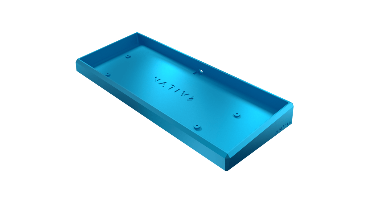 Aluminiumgehäuse der NATIVE 75 in Glacial Blue