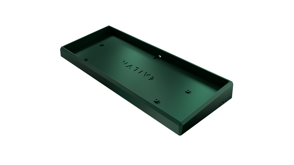 Aluminiumgehäuse der NATIVE 75 in Emerald Green