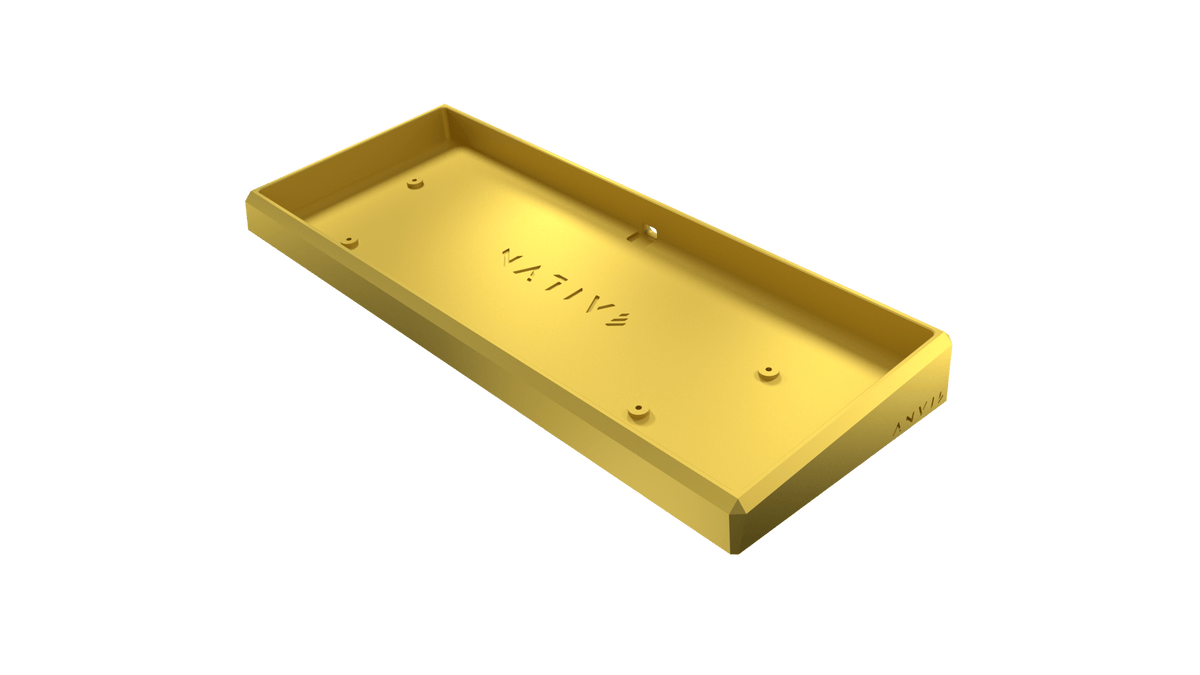 Aluminiumgehäuse der NATIVE 75 in Phoenix Gold