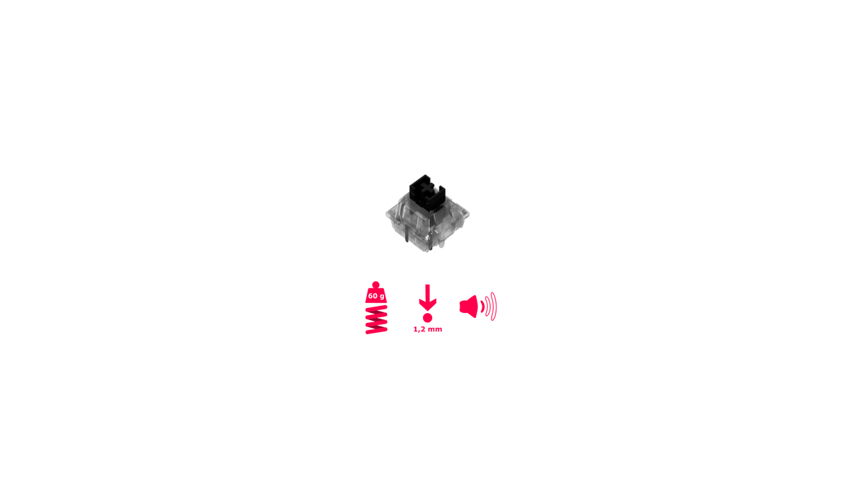 Gateron Box Ink Black V2 Switch